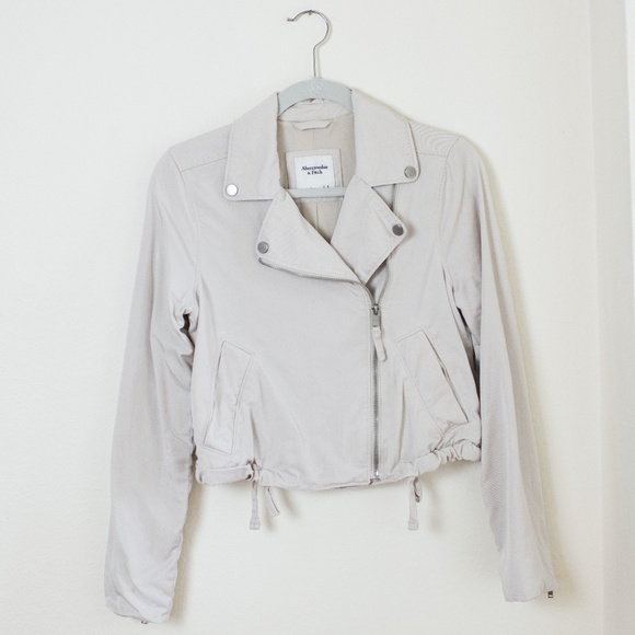 Abercrombie & Fitch Lightweight Moto Jacket - Picture 1 of 4